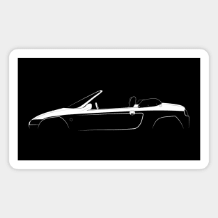 Honda Beat Silhouette Magnet